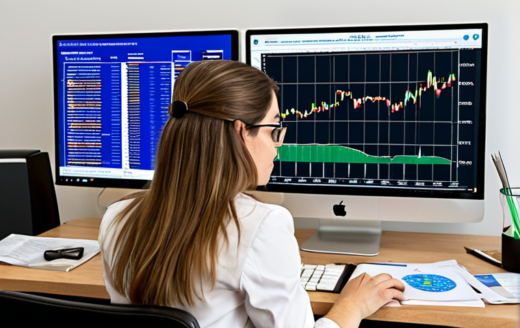A determined French financial professional or student (gender neutral) at a desk, surrounded by a blend of traditional financial textbooks and modern digital screens. One screen displays complex financial case studies, another shows dynamic charts related to sustainable finance (ESG) and digital assets (cryptocurrencies). A subtle ticking clock or stopwatch implies time pressure, reflecting the rigorous nature of the AFP exam. The scene should convey the immense challenge and the evolving demands of modern finance, where theoretical knowledge meets practical application and new regulations.